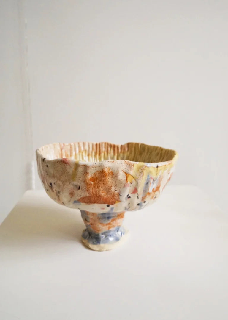 Kehely – Talpas kerámia tál