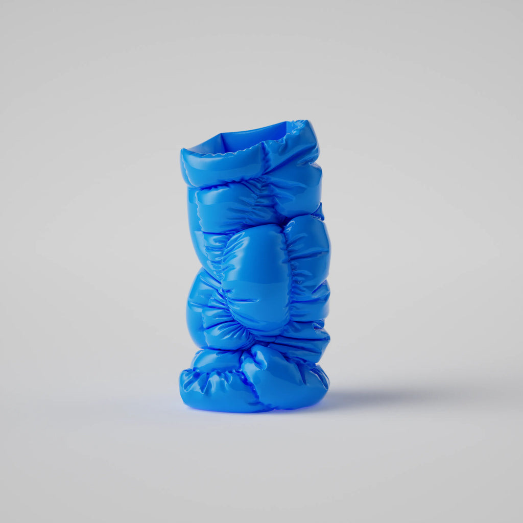 Pelyhes — Blue Sculptural Vase