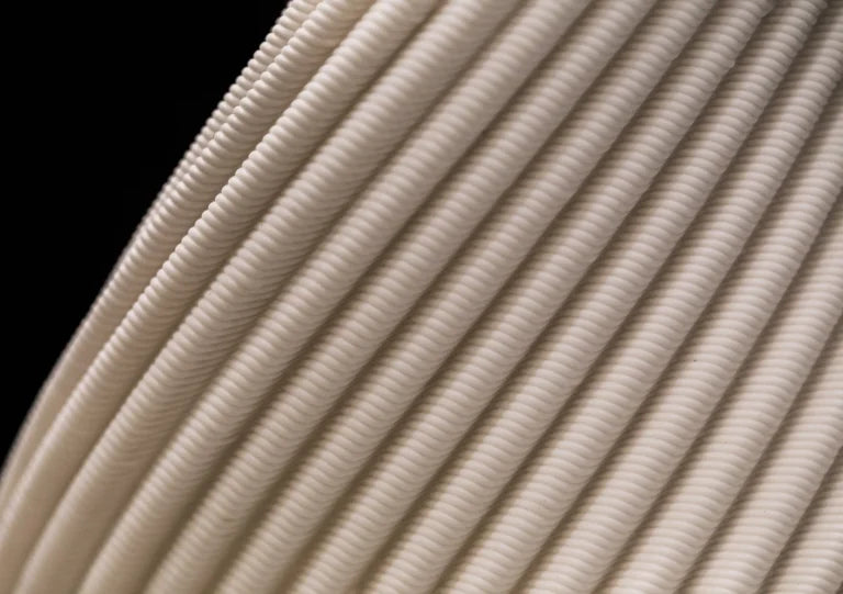 Örvény — Sculptural Vase with Spiral Ribbing
